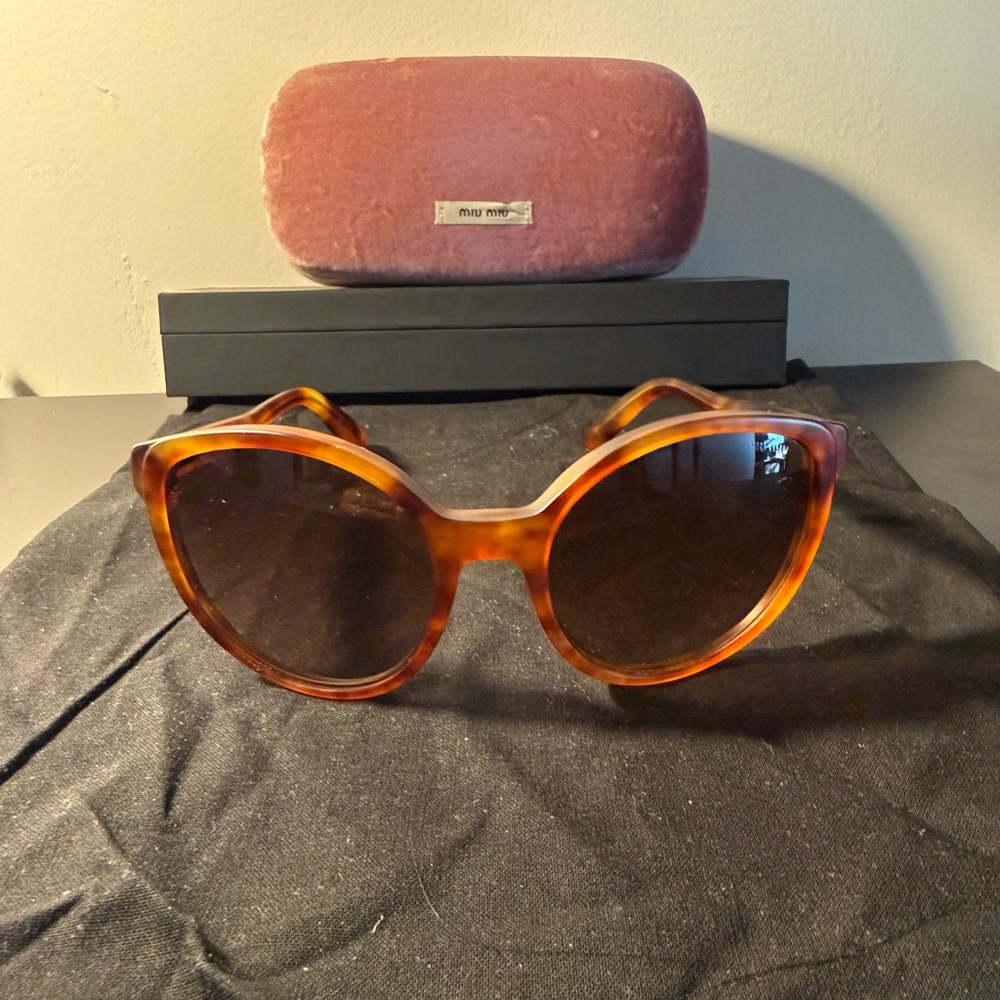 Miu Miu Tortoise Shell Sunglasses (authentic)